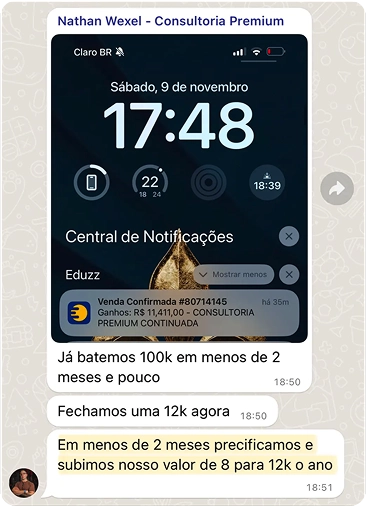 Depoimento de cliente