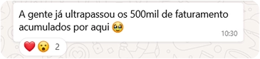 Depoimento de cliente