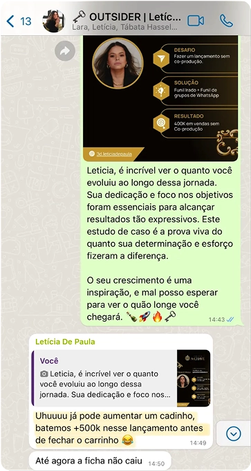 Depoimento de cliente